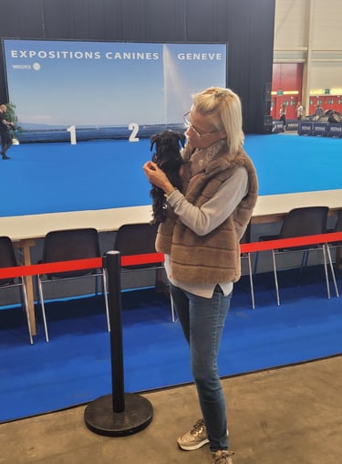 Anouk des Diamants Noirs d'Also en expo