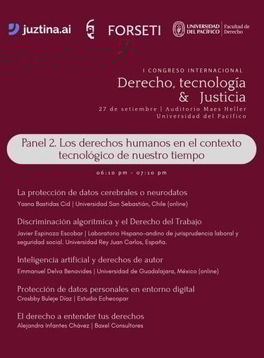 Actividad académica Septiembre 2025