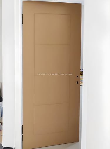 Pintu solid wood panel finishing mowilex