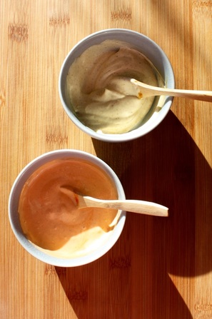 2 types of dip for zucchini fingers