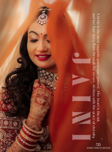 Close-up of HD bridal makeup and hairstyle near me in Gotri Vadodara by RD Bridal Makeup.