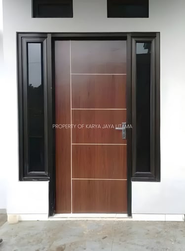 Pintu SWP lapis HPL untuk proyek rumah tinggal