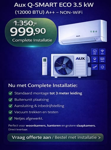 Naast airconditioning zijn wij gespecialiseerd in loodgieterswerk, elektra installaties en duurzame