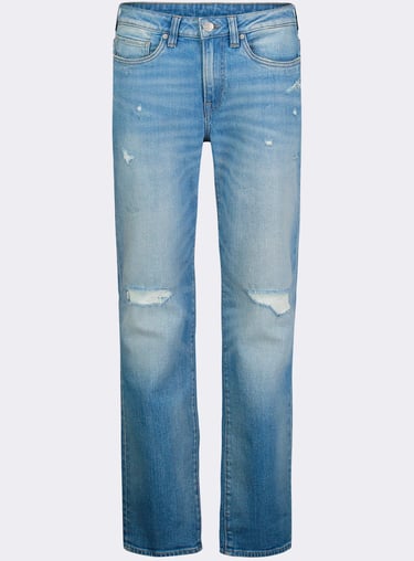 casual street wear ripped blue jeans for men