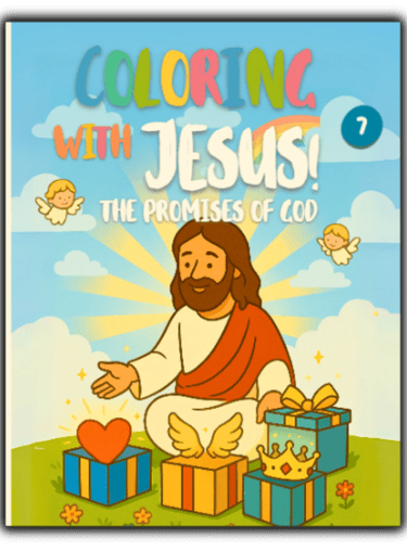 coloring with jesus volumen 7 book cover shadow