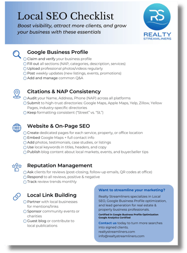 Local SEO Checklist