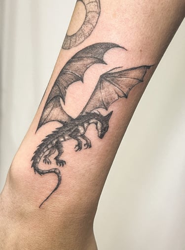 Tatuagem dragão - Estúdio de Tatuagem Rio de Janeiro