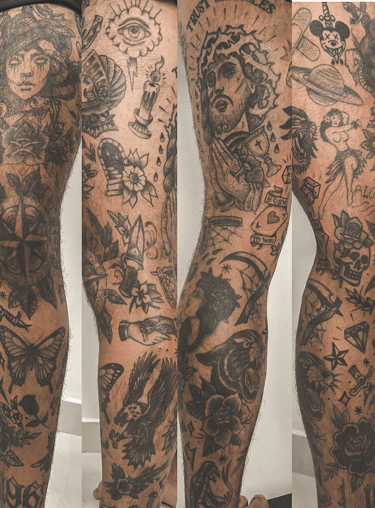 Fechamento Old School - Estúdio de Tatuagem Rio de Janeiro