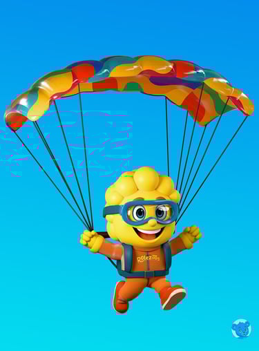 mascote 3D e personagem 3D