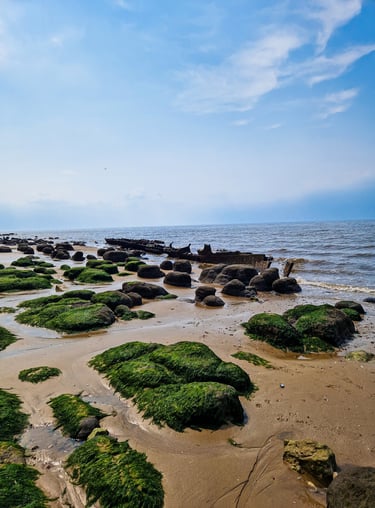 Wreck of the Steam Trawler at Hunstanton Cliffs