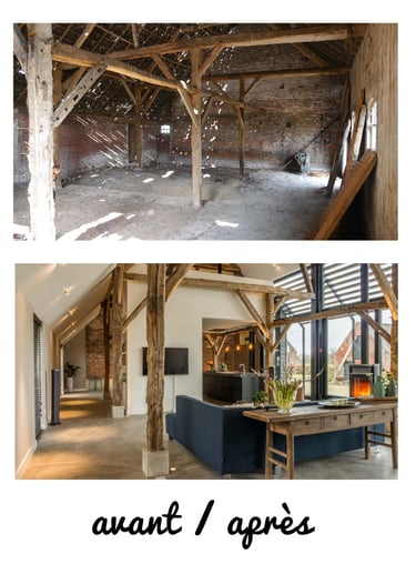 grange transformée en habitation
