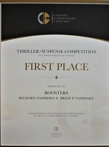 Brian Vadimsky Cannes winning script