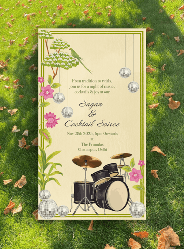 a wedding invitation for a wedding reception or reception