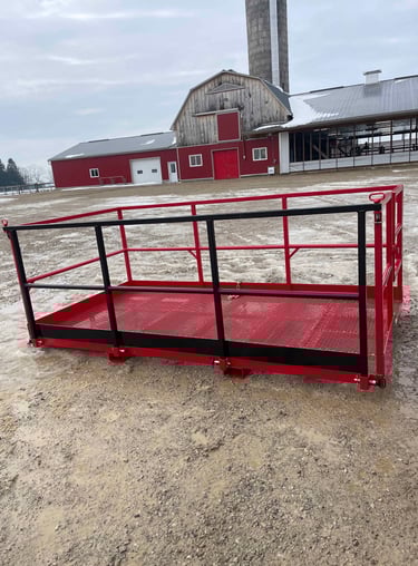 custom made lift for forklift bobcat telehandler ect
