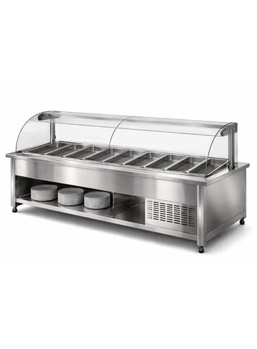 Equipos en Acero Inoxidable para Autoservicio y Cafeterías I DURATA