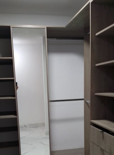 Vestidor en melamina