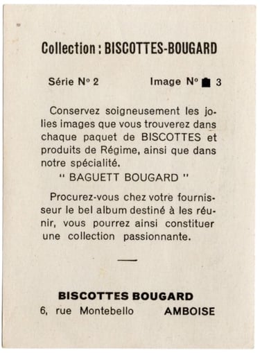 Biscottes Bougard Rare French Sports Cards