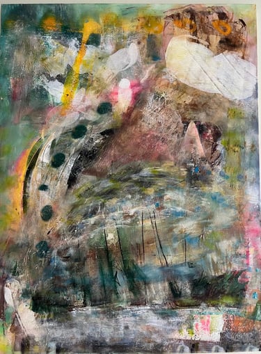 The day started well - acrylic on canvas, — Nikki Kelly