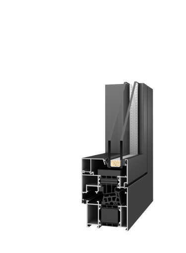 aliuminio profilio langas