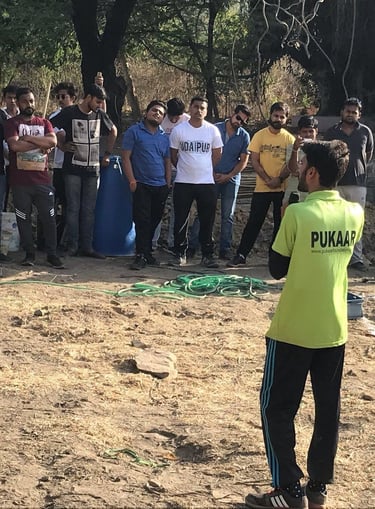 Plantation and environment work in Udaipur, Rajasthan | India permaculture