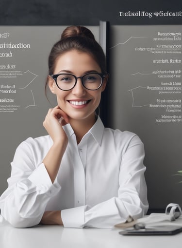 Close-up of a scientist carefully measuring ingredients in a bright, modern lab