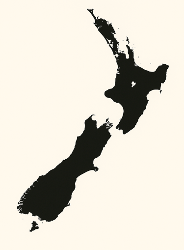 Map of Aotearoa New Zealand