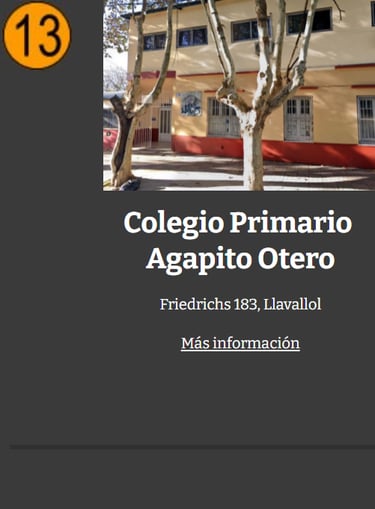 EP Escuela Primaria Colegio Agapito Otero Llavallol