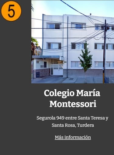 Secundario Colegio Maria Montessori Turdera Adrogue
