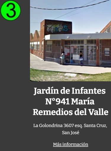 Jardin de Infantes 941 San Jose Temperley