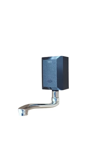 torneira com sensor de parede samogin preta TP20P