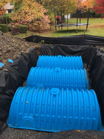 Stormwater Chambers Installation Weston, Massachusetts