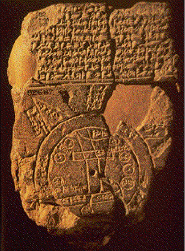 imagem Tabua de argila da Babilônia 600-500 Antes de Cristo