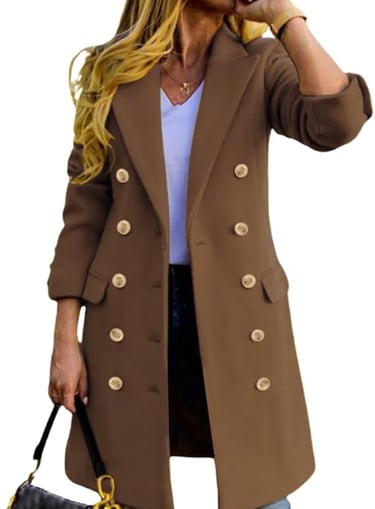 Women's Wool Trench Coat