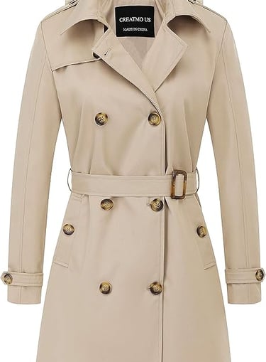 Women's Windbreaker,trench Coat