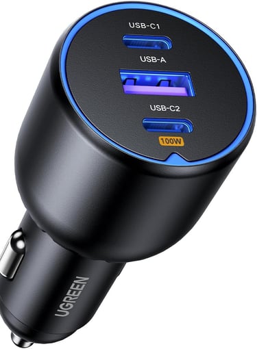 chargeur allume cigare 3 ports USB pour roadtrip