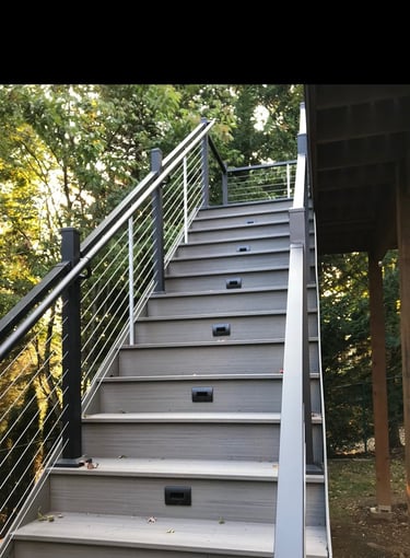 Deck stairs