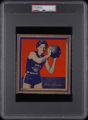 1935 Wheaties Mildred Babe Didrikson Zaharias Panel Card
