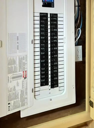 C"est le nouveau panneau électrique qui répond aux normes et qui est sécuritaire,