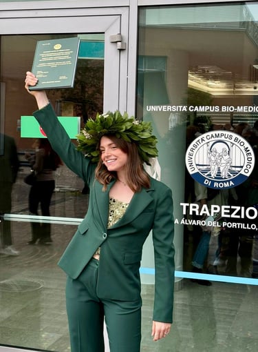 Laurea Magistrale presso Università Campus Bio-Medico di Roma.