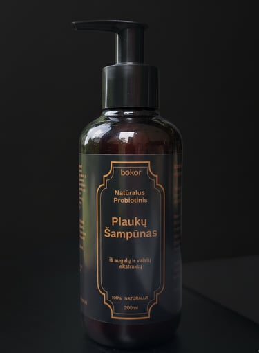 plaukų šampūnas probiotinis natūralus fermentuotas natural shampoo augalų ekstraktai soapnut soap 