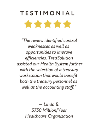 TreaSolution Client Testimonial - Healthcare