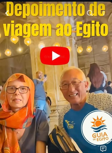 Video de depoimento SOBRE Guia de Egito, pacote egito 10 dias