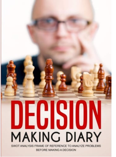 Decision making diary cover
