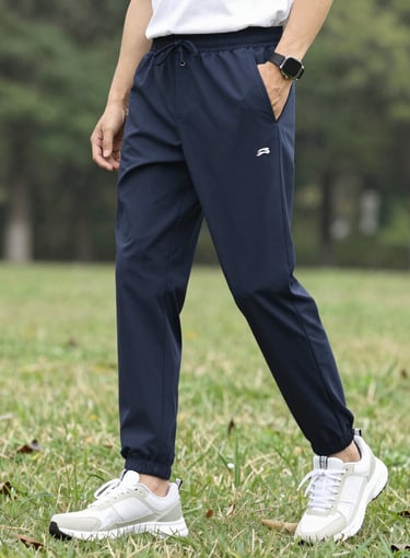 A close-up of sleek, comfortable bermuda shorts in motion during a morning jog.