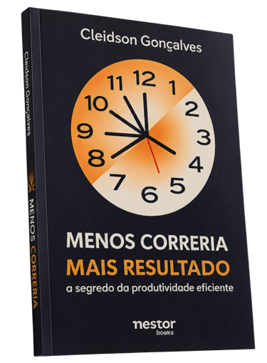 Livro Menos Correria, Mais Resultado em destaque