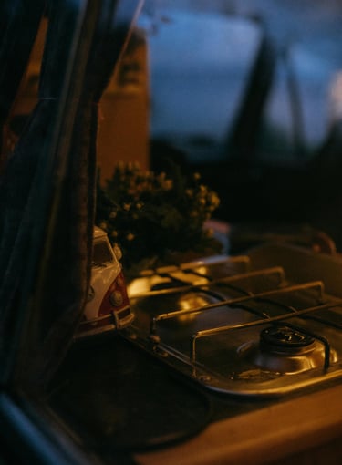 Campervan kitchen