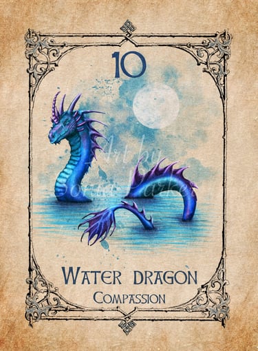 Dragon - Water Animal Spirit Oracle Deck