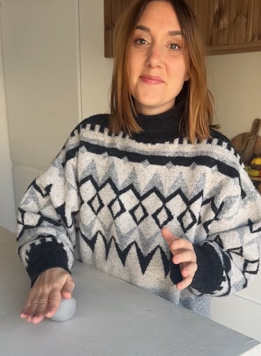 Coupelle chou en argile autodurcissante par Maison Agave