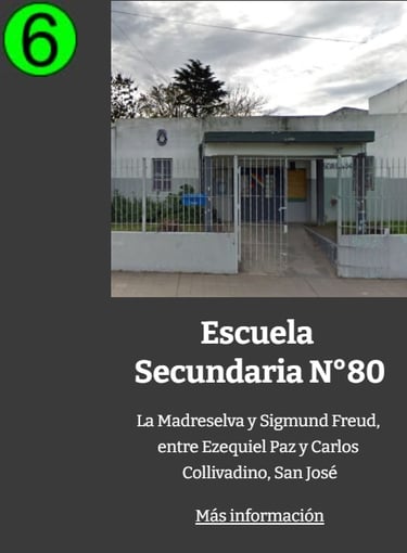 ES Escuela Secundaria 80 San Jose Temperley