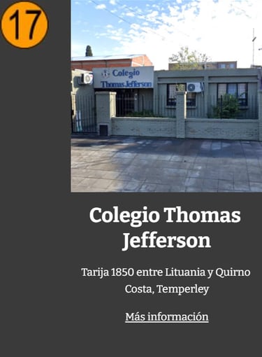 Secundario Colegio Thomas Jefferson Temperley